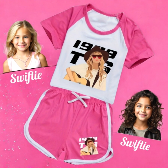 Taylor Swift 1989 Top and Shorts Set For Ages 11-12 Years Old - Picture 14 of 17